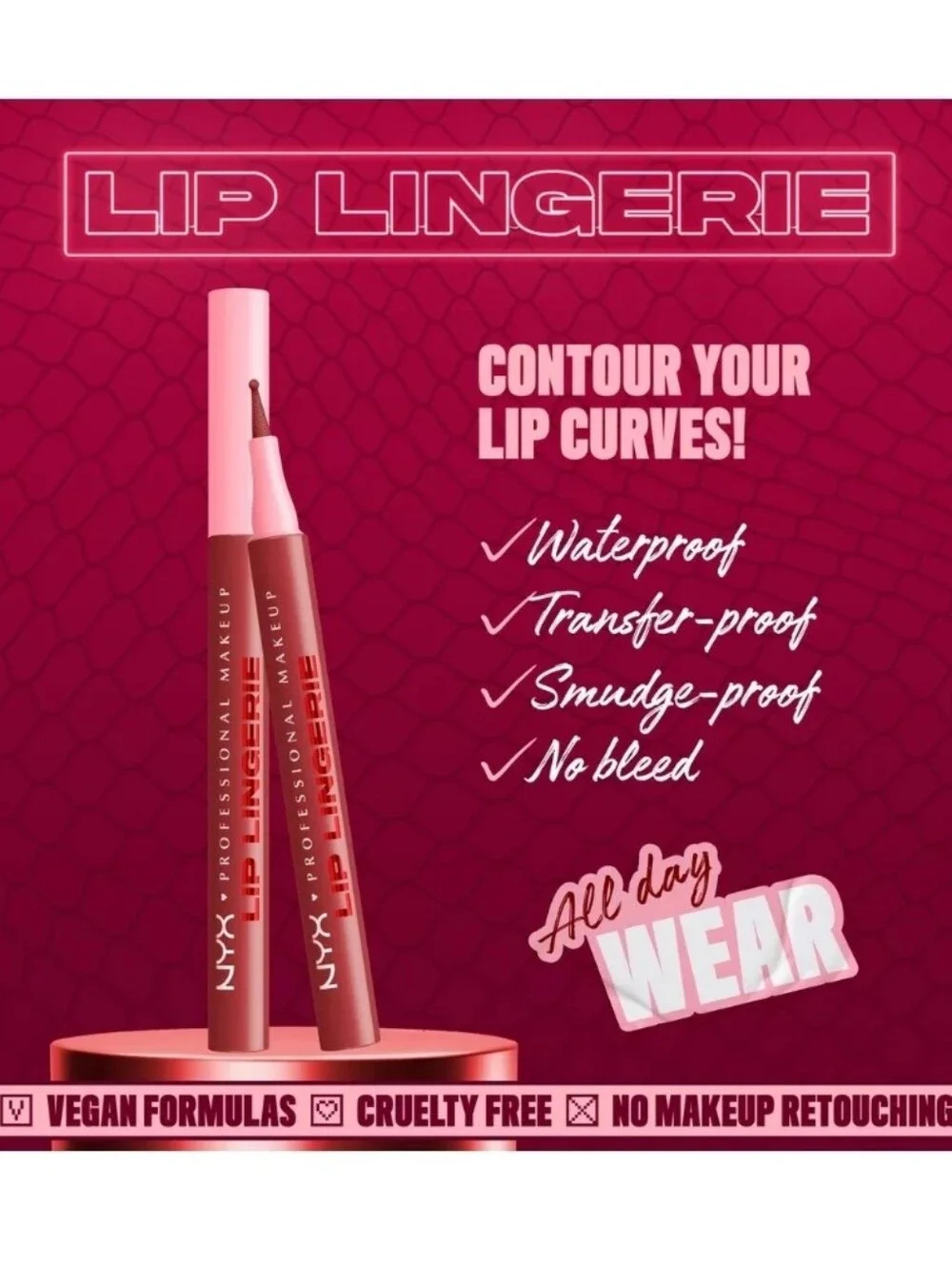 NYX Lip Lingerie Lip Liner Stain Bundle BNIB